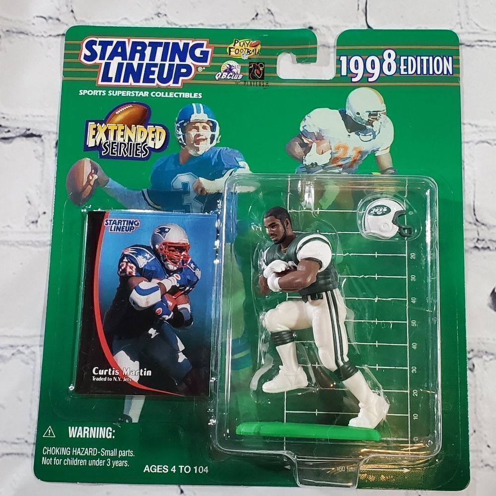 💜NIB Curtis Martin 1997 Edition Starting Lineup Extended Series